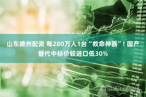 山东德州配资 每280万人1台“救命神器”! 国产替代中标价较进口低30%