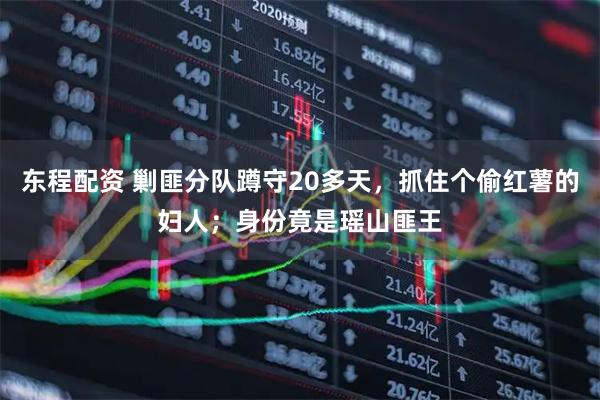 东程配资 剿匪分队蹲守20多天,抓住个偷红薯的妇人;身份竟是瑶山匪王